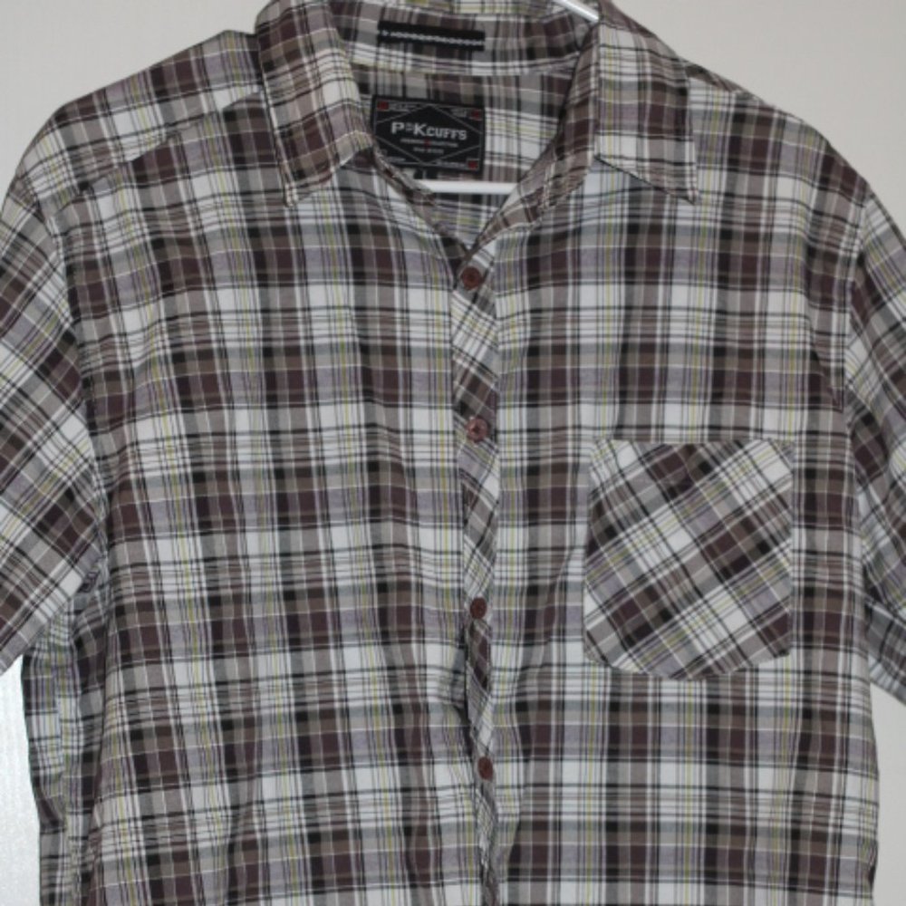 PK Cuffs Large casual button down shirt